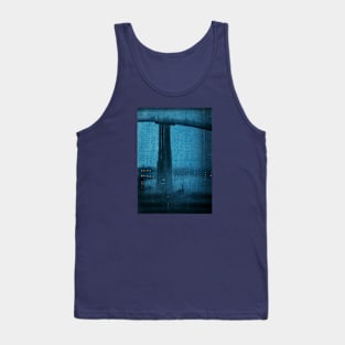 1920s Tokyo Bridge at Night Tank Top